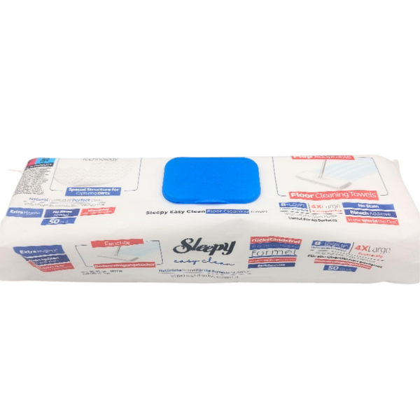 Sleepy Вологі серветки для підлоги Easy Clean Mop Біле мило 50 шт. 7394768 фото