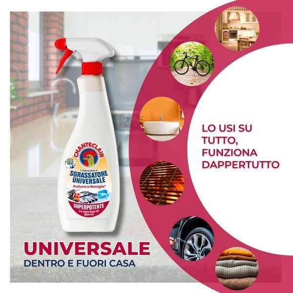 Chanteclair Sgrassatore Universale Універсальний знежирювач Марсельське мило Запаска 600 мл 970840 фото