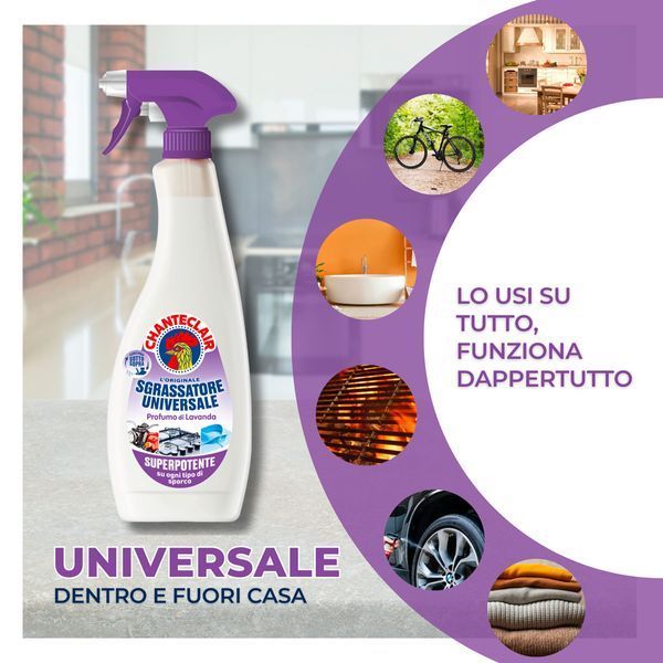 Chanteclair Sgrassatore Universale Універсальний знежирювач Лаванда Запаска 600 мл 970836 фото