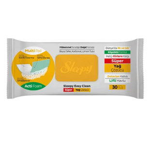 Sleepy Easy Clean Вологі серветки для кухні 30 шт. 6438136 фото