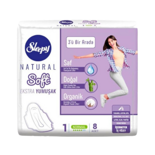 Sleepy Прокладки гігієнічні Soft Normal 1 (240 мм) 8 шт. 6607745 фото