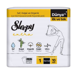 Sleepy Прокладки гігієнічні Extra Normal 1 (240 мм) 10 шт. 6607741 фото