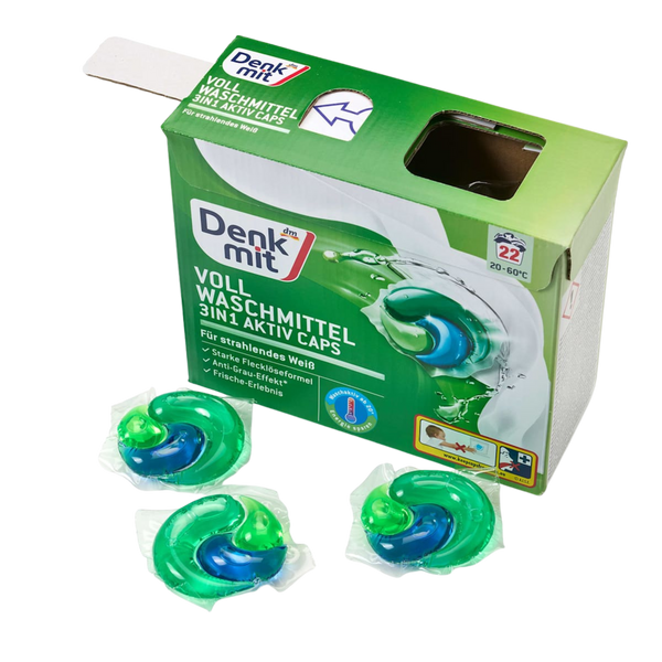 Denkmit Vollwaschmittel 3in1 Капсули для білого прання 22 шт 921433 фото