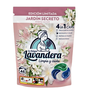 La Antigua Lavandera Капсули для прання 4в1 універсальні Jardin Secreto 46 шт. 6688065 фото