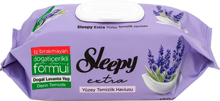 Sleepy Easy Clean Вологі серветки універсальні Лаванда 100 шт. 7690317 фото