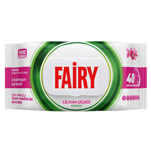 Fairy Вологі серветки для прибирання Лілія 100 шт. 6605856 фото
