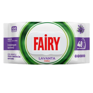 Fairy Вологі серветки для прибирання Лаванда 100 шт. 6605839 фото